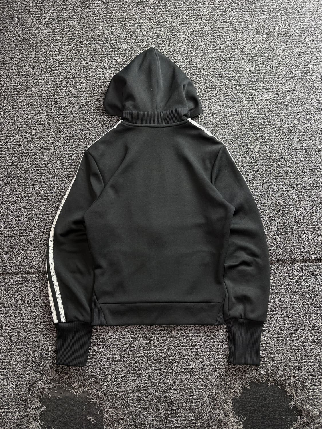 아디다스 트레포일 블랙 크롭 후디 집업 4202 상품이미지5