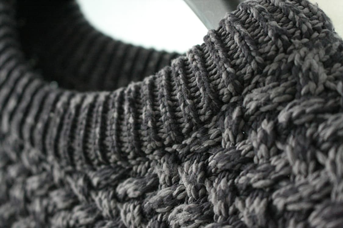 The kooples 더 쿠플스 그레이 믹스 니트 스웨터 상품이미지4