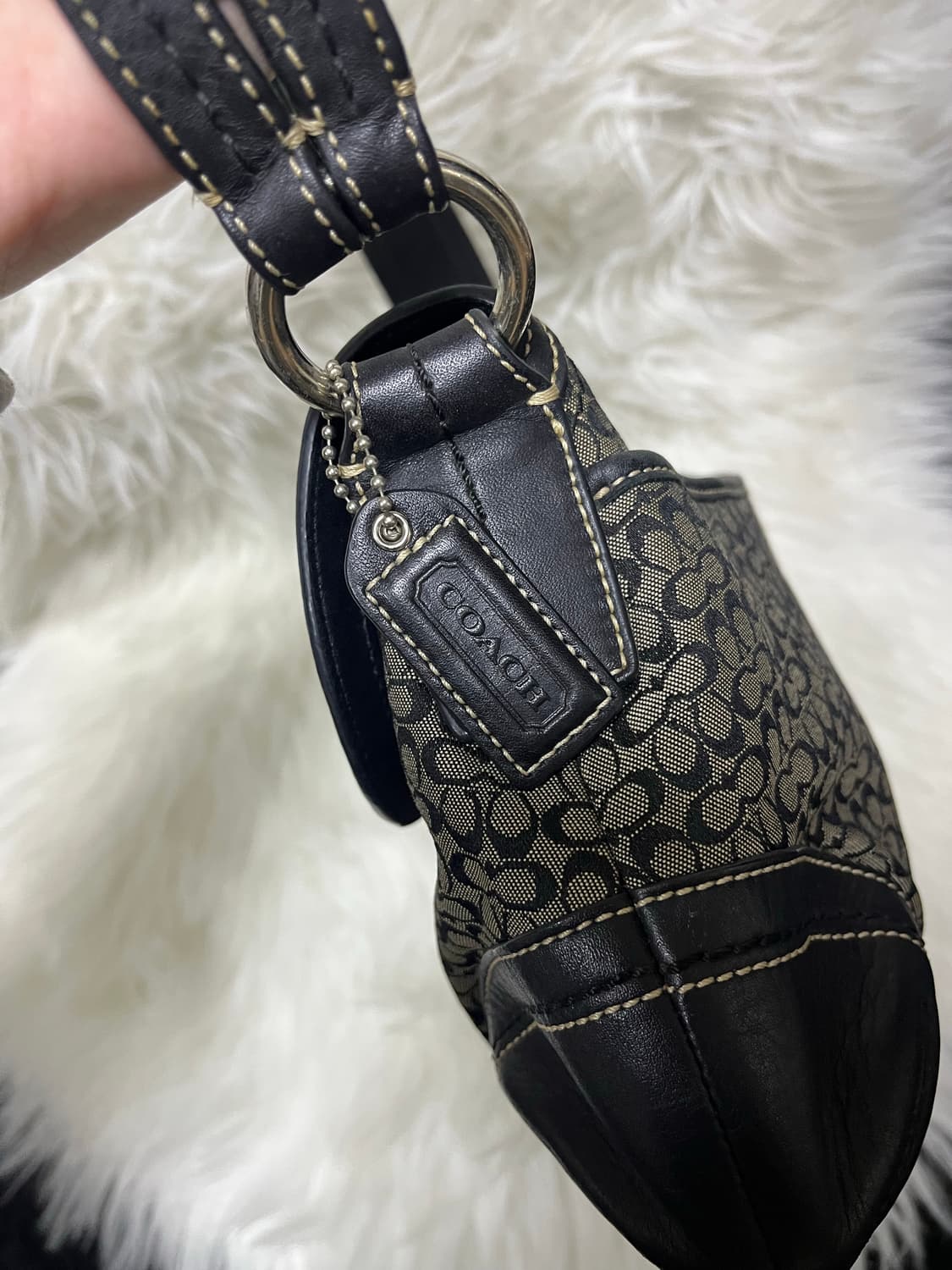 vintage coach signature shoulder bag 상품이미지6