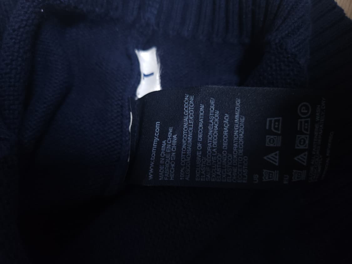 타미힐피거 니트집업 가디건, L 상품이미지6