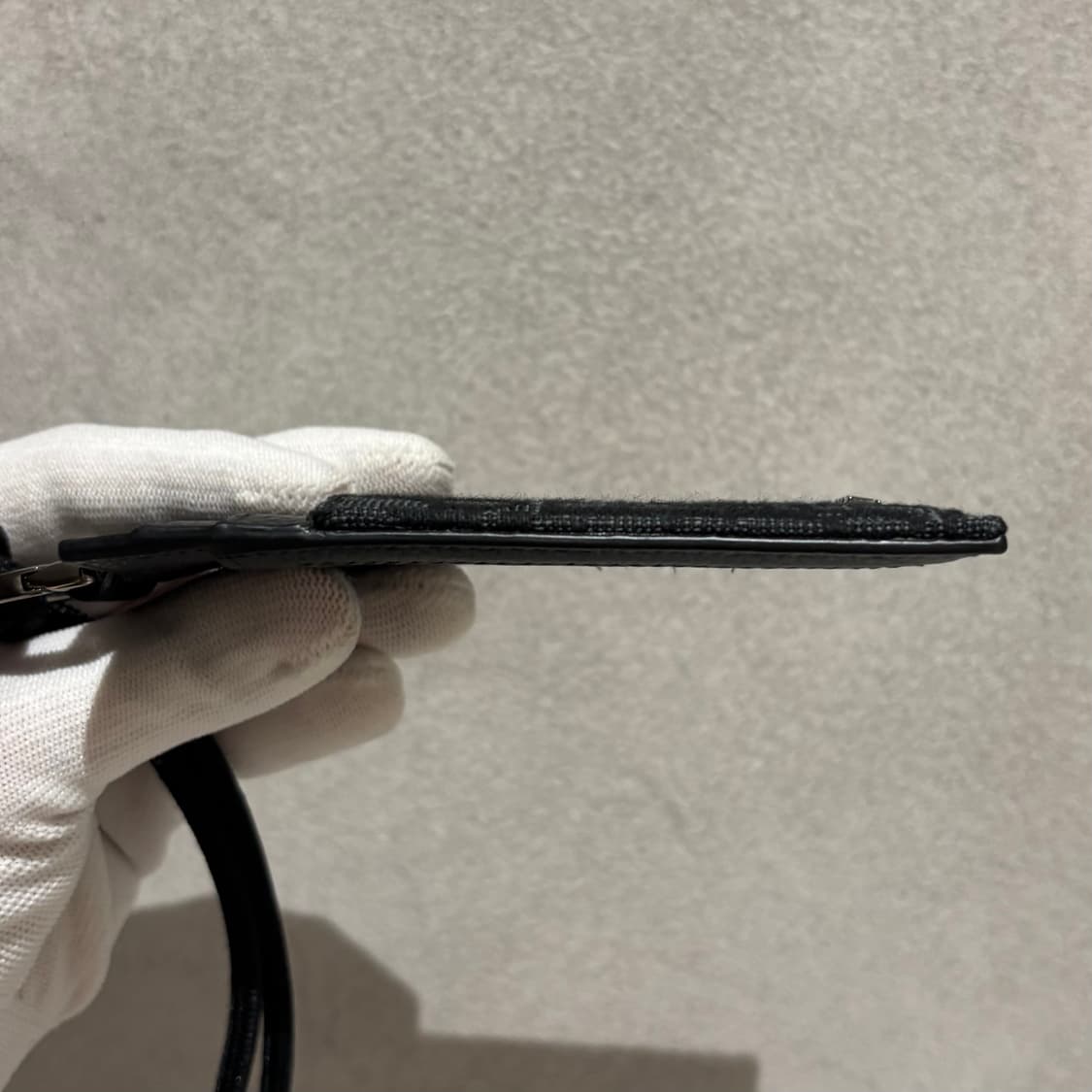 A+ OS사이즈 디올 오블리크 목걸이 카드지갑 블랙 풀구성 상품이미지5