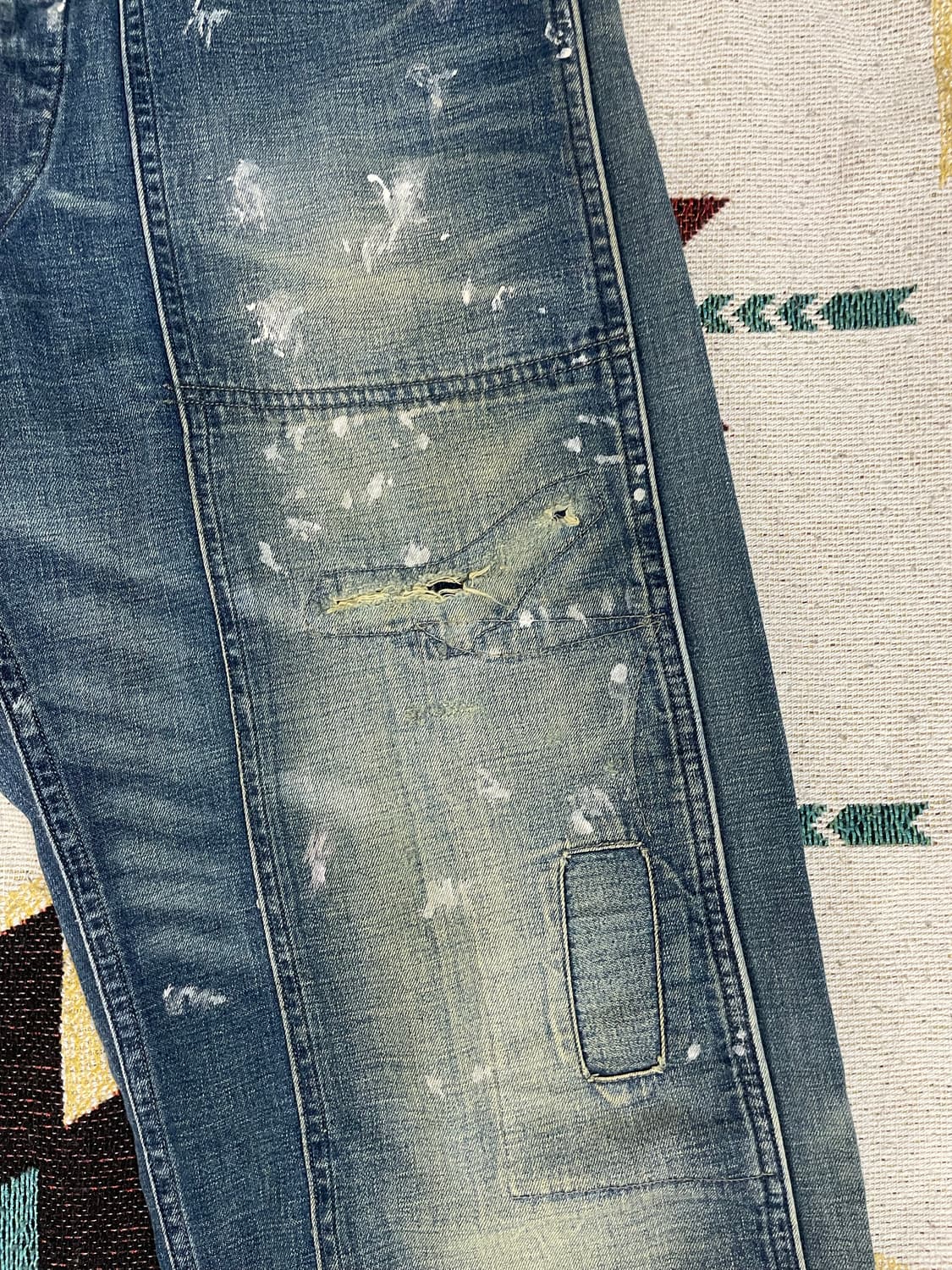 RRL 디스트레스드 카펜터 진 상품이미지6