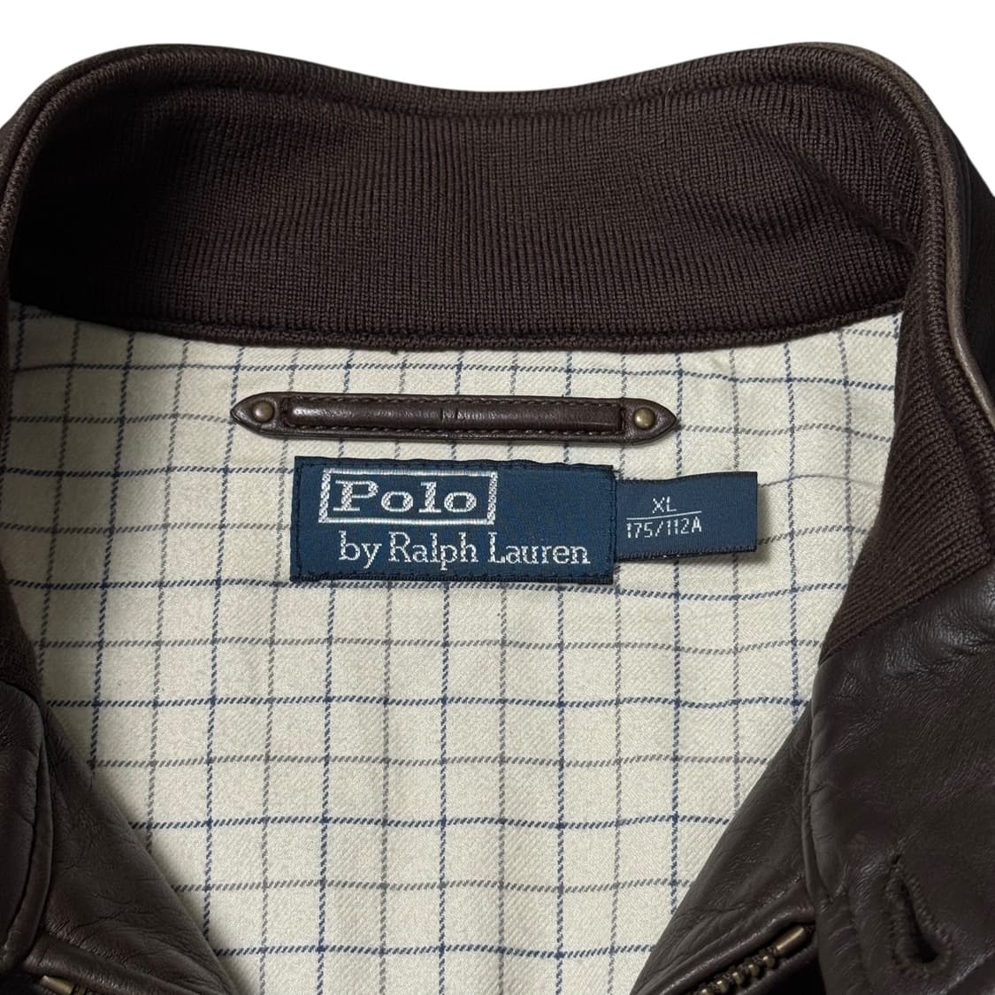 (XL) 폴로 랄프로렌 바라쿠다 램스킨 레더자켓 브라운 상품이미지6