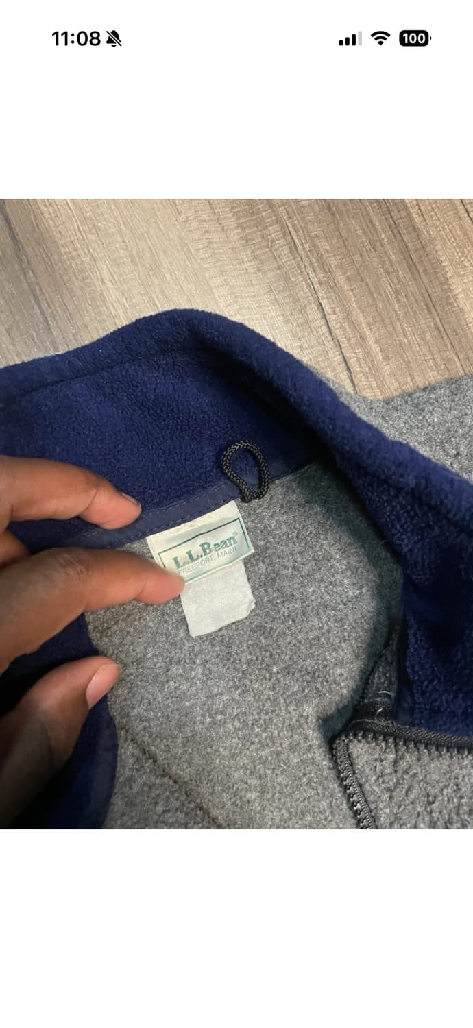 빈티지 엘엘빈 플리스 상품이미지4