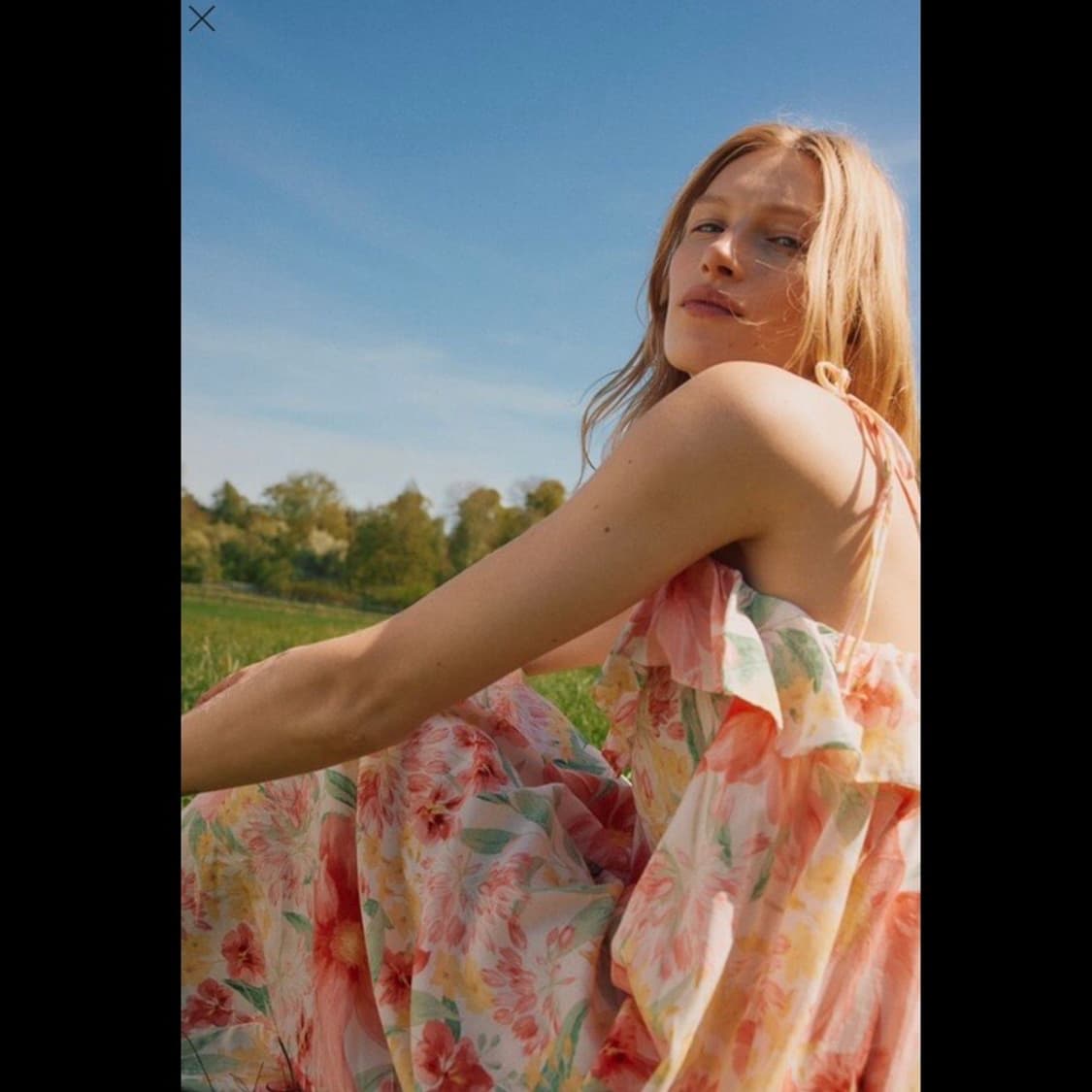 h&m 에이치앤엠 프릴 트리밍 스트랩 드레스 (새상품) 상품이미지10