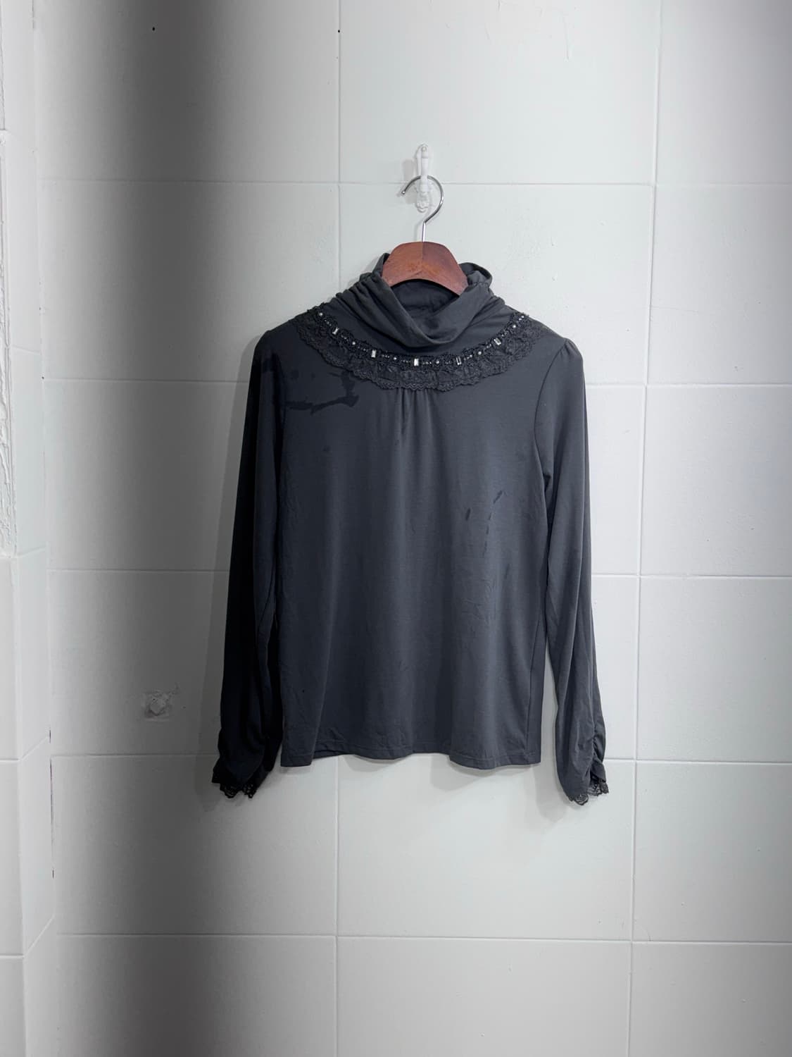 엑시즈팜 키플링 그레이 무채색 겨울 니혼진 코디세트  상품이미지5