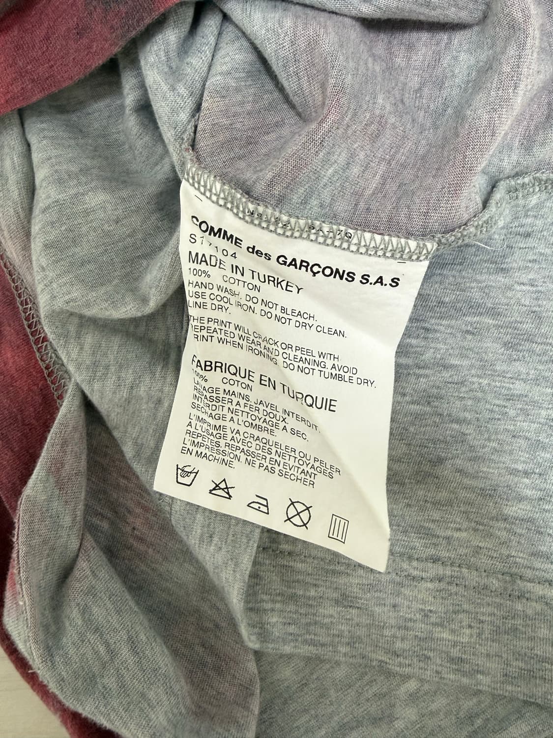 comme des garcons 반팔 티셔츠 상품이미지5