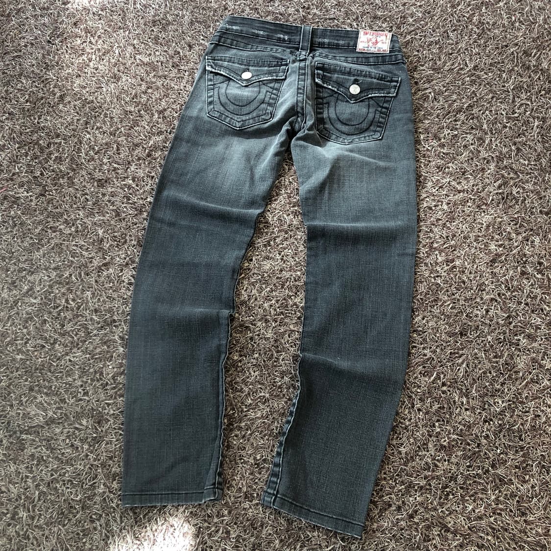 트루릴리전 Juile 로우라이즈 블랙진 데님 팬츠 상품이미지4