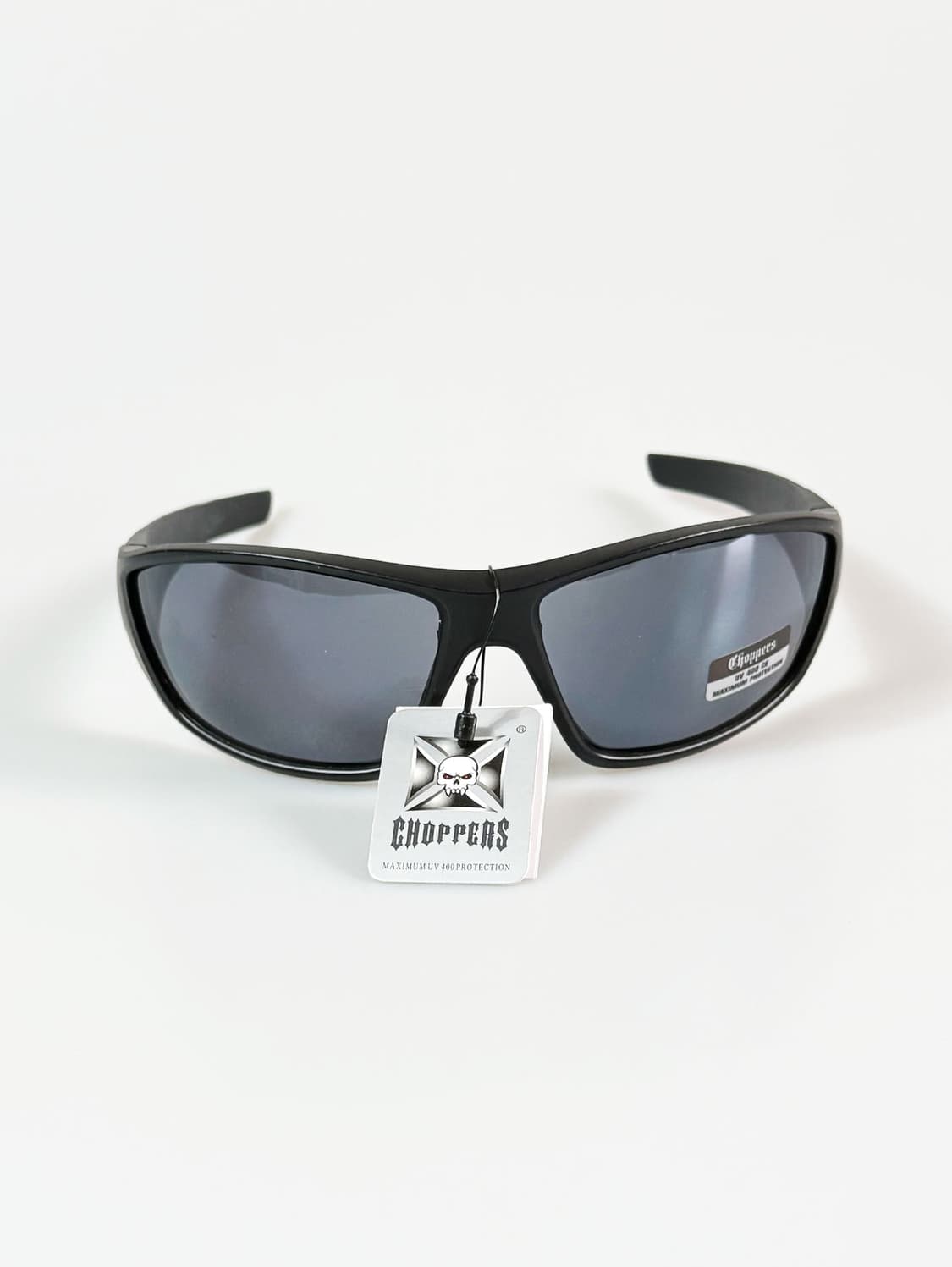 CHOPPERS 맷블랙 랩어라운드 스포티 바이커 빈티지 선글라스 상품이미지4