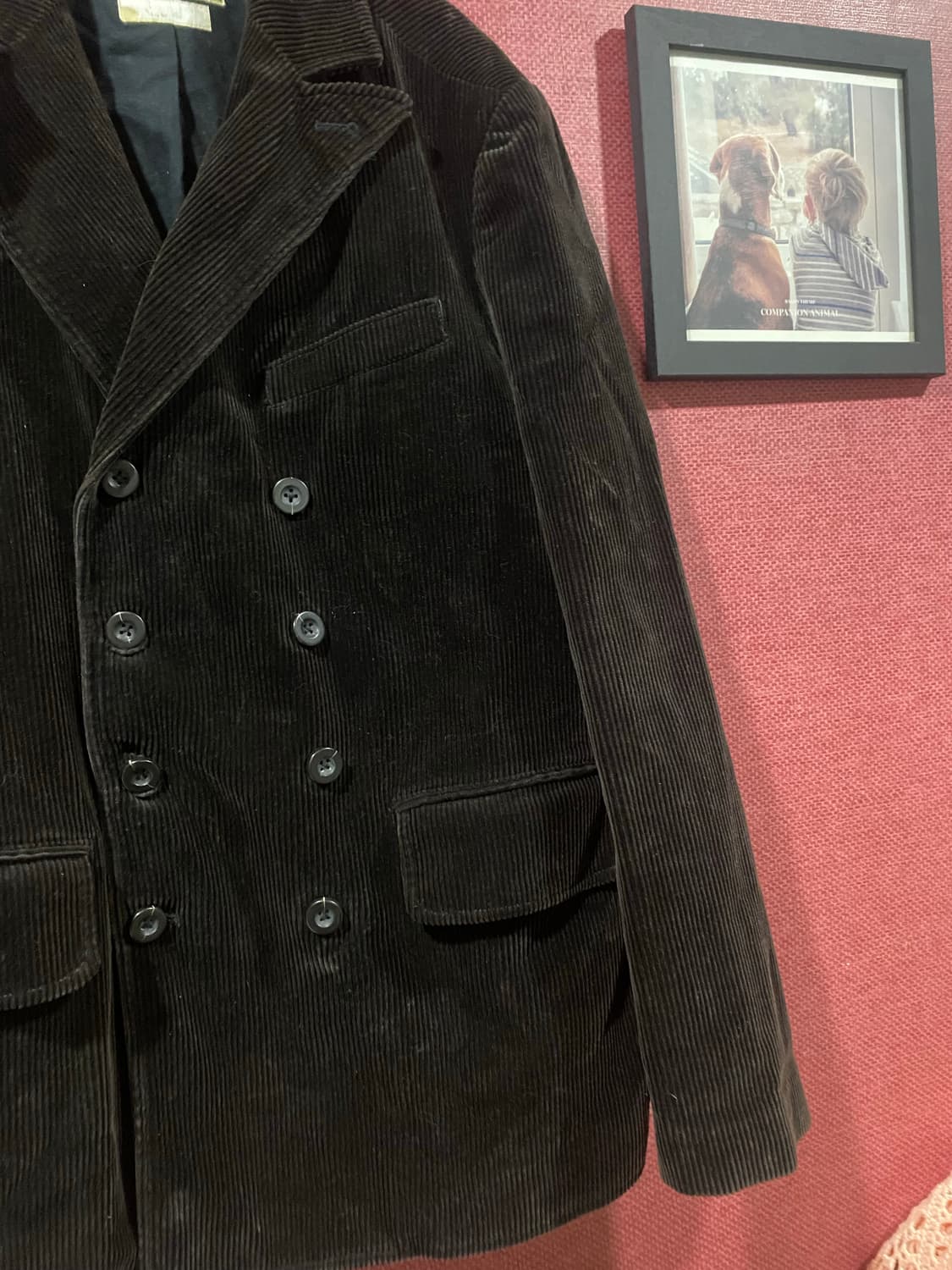 폴로 코듀로이 더블 브레스트 코트 M 상품이미지3