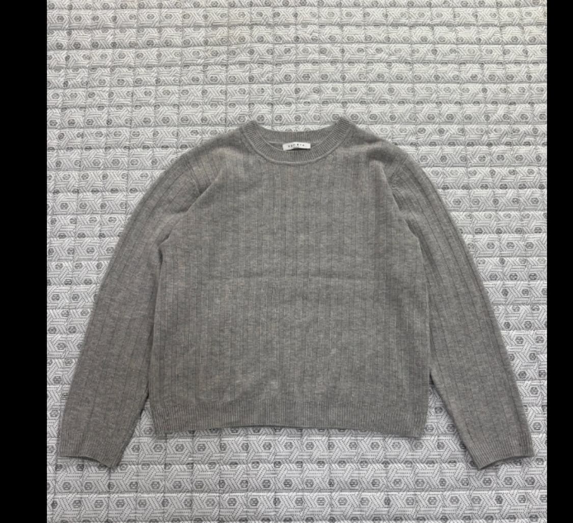 산드로Sandro 산드로 회색 리브 95 상품이미지4