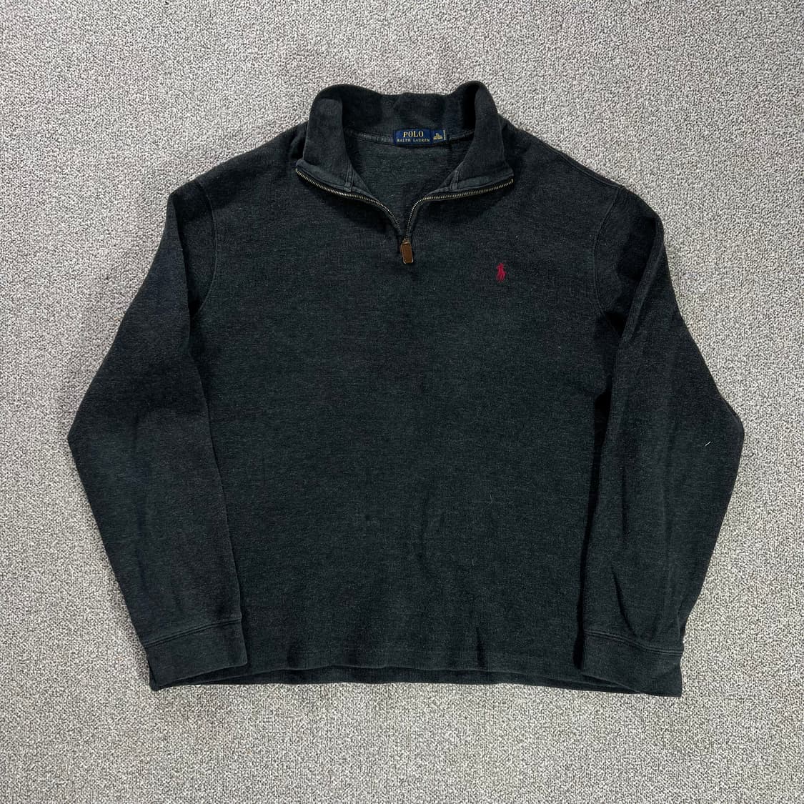 폴로 신형라벨 하프집업 니트 상품이미지3