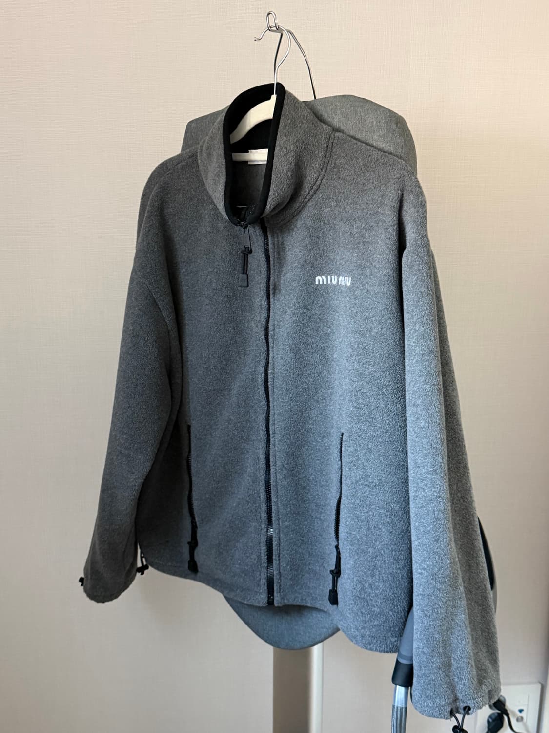 미우미우 후리스 플리스 Fleece 집업 miumiu 상품이미지1