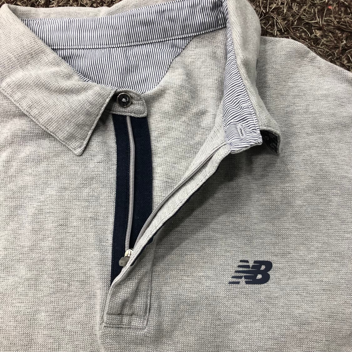 110 뉴발란스 반집업 카라 반팔 티셔츠 상품이미지3