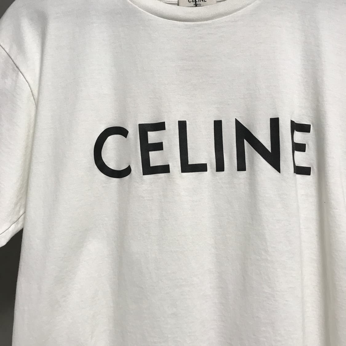 셀린느 화이트 반팔 티셔츠 -(W) 상품이미지4