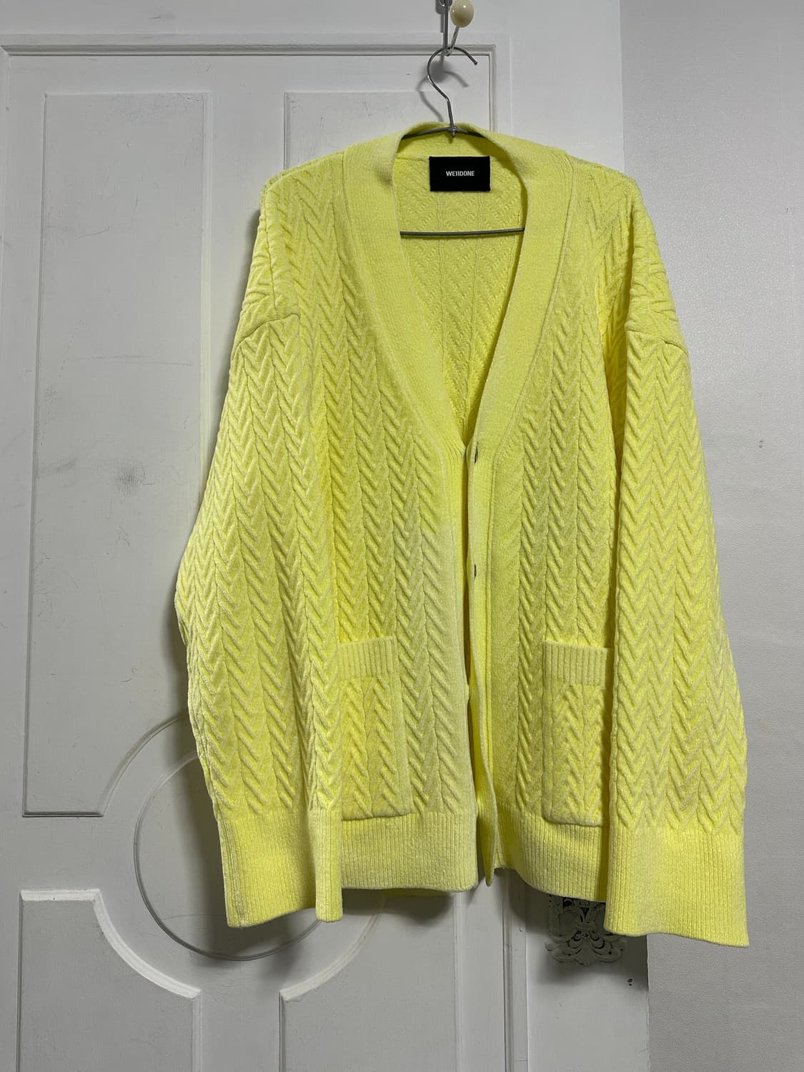 웰던 WE11DONE 케이블 가디건 상품이미지1