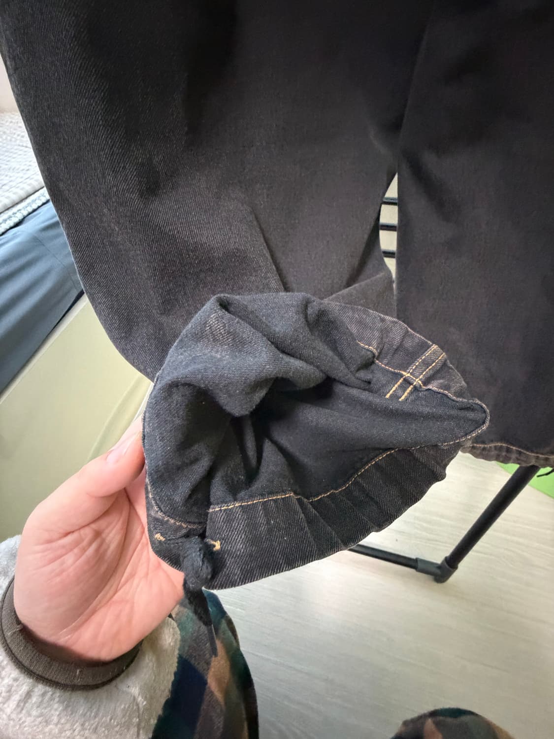 피그먼트 워싱데님 팬츠(브라운색상) 상품이미지8