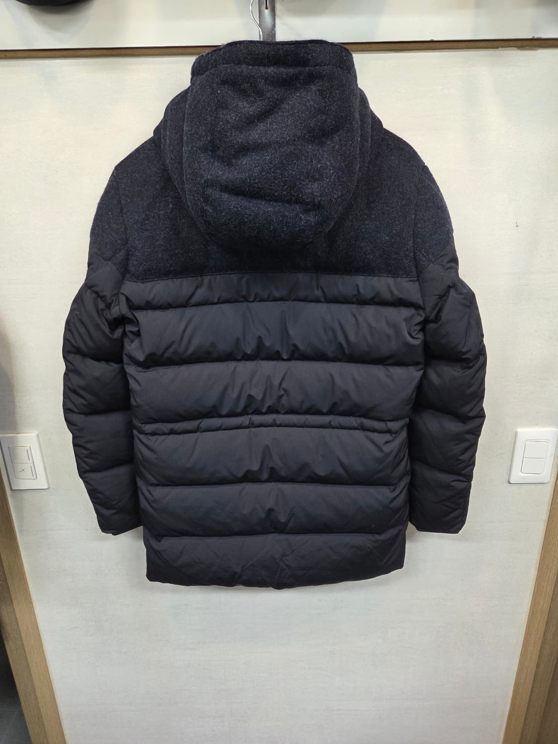 라코스테 덕다운 울 후드 패딩자켓 m 상품이미지2