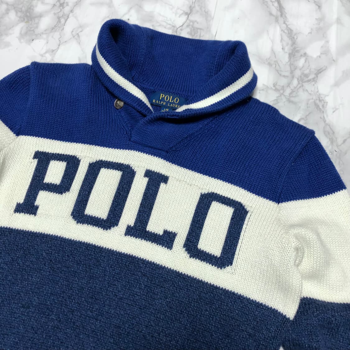 폴로 랄프로렌 니트 상태굿 숄더넥 여성추천 상품이미지3
