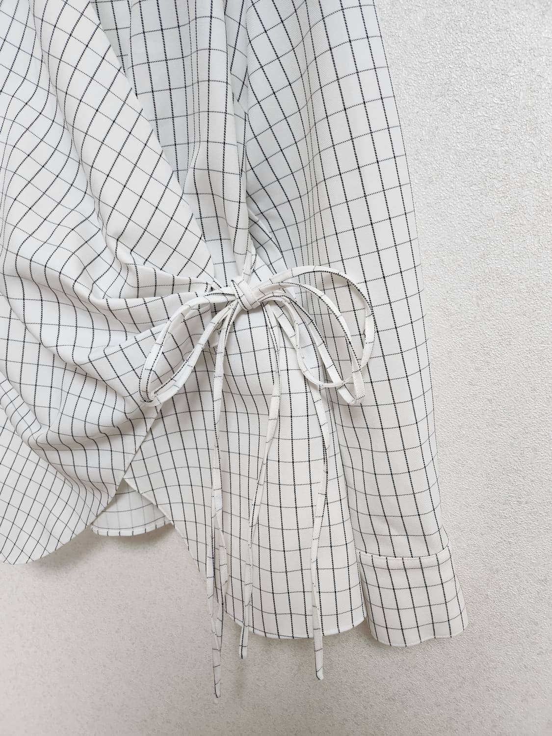 가브리엘리 체크 랩 블라우스55 66  상품이미지6