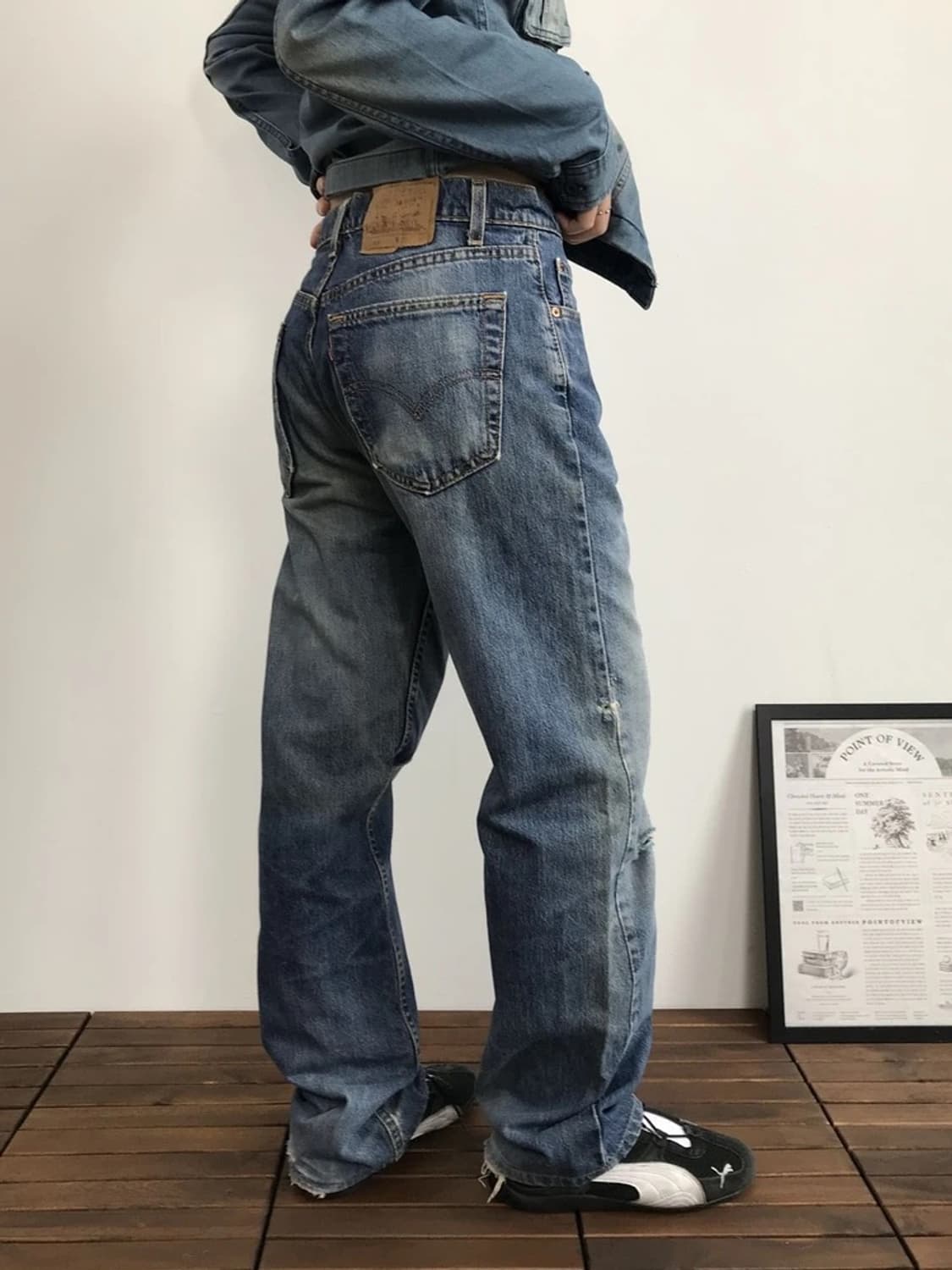 Levi's 519 USA Vintage Denim Pants 상품이미지2