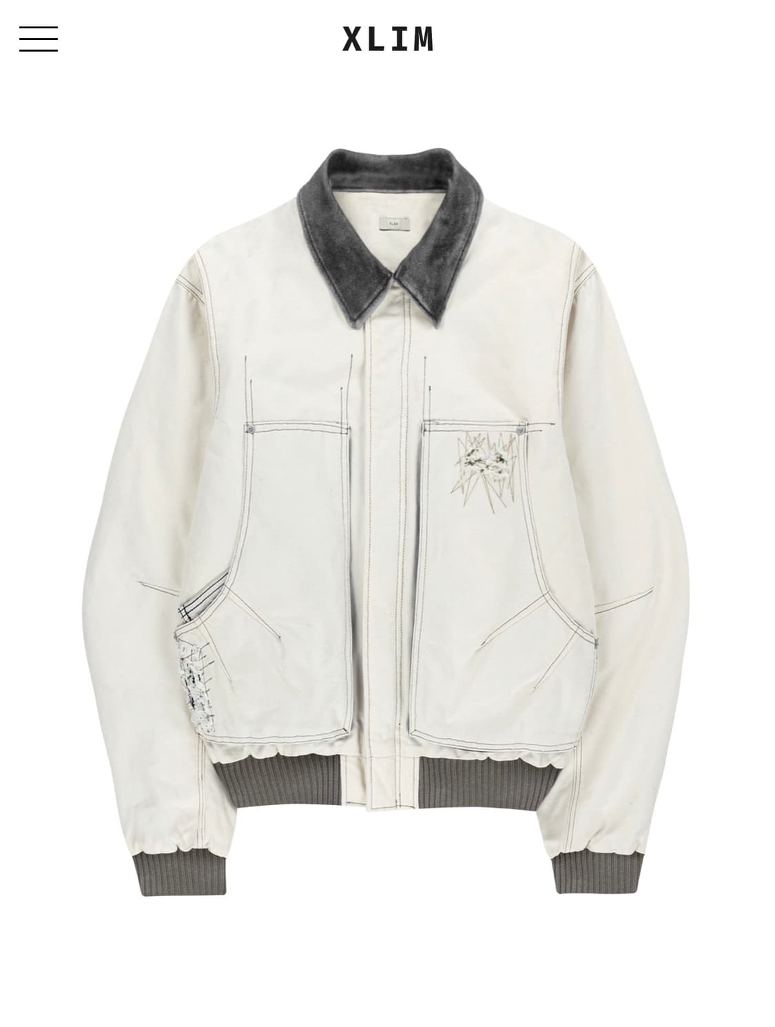 [M] 엑슬림 EP.8 04 JACKET COLOR: IVORY 새상품 상품이미지2
