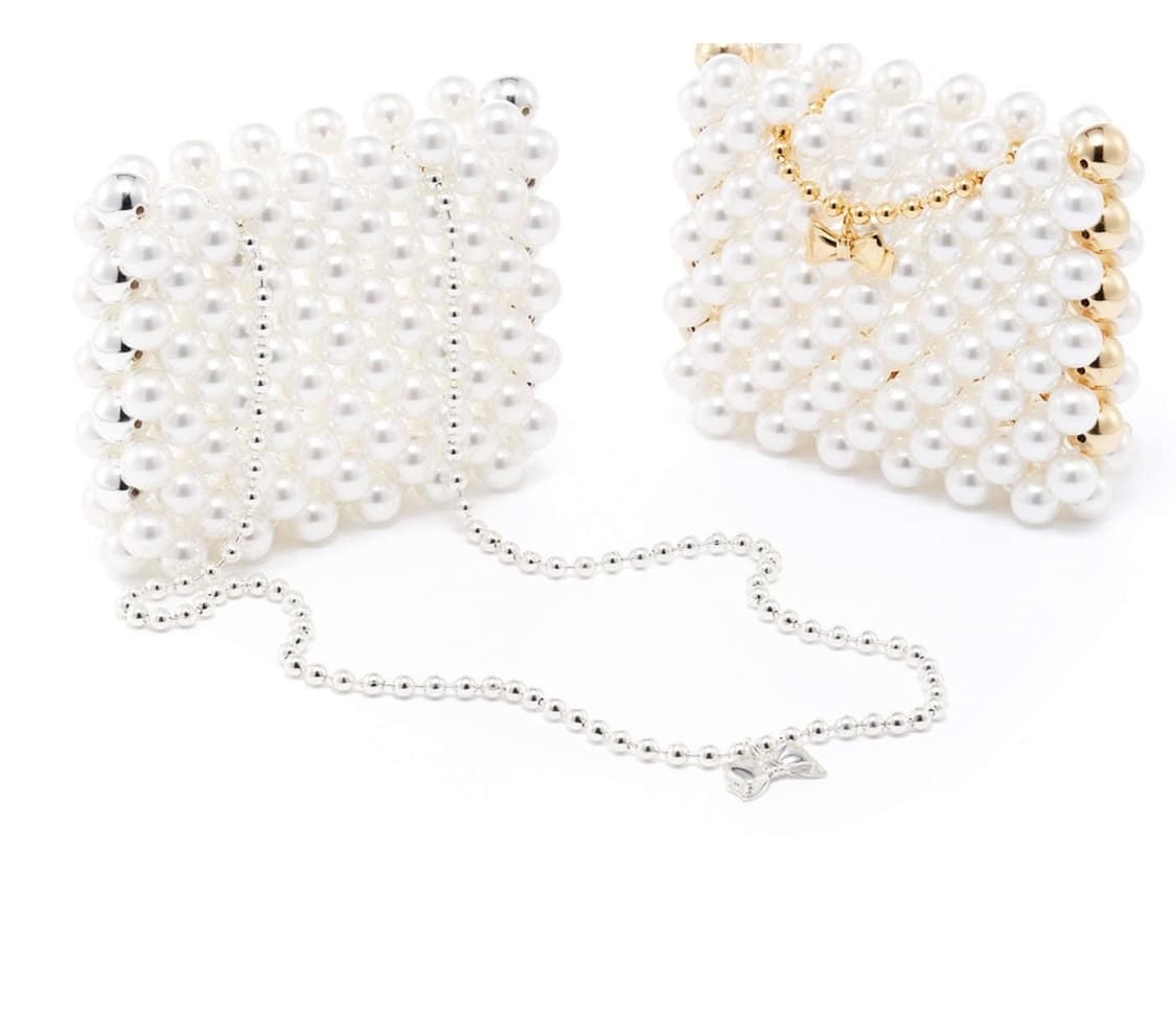 넘버링 펄 미니백 골드 상품이미지2