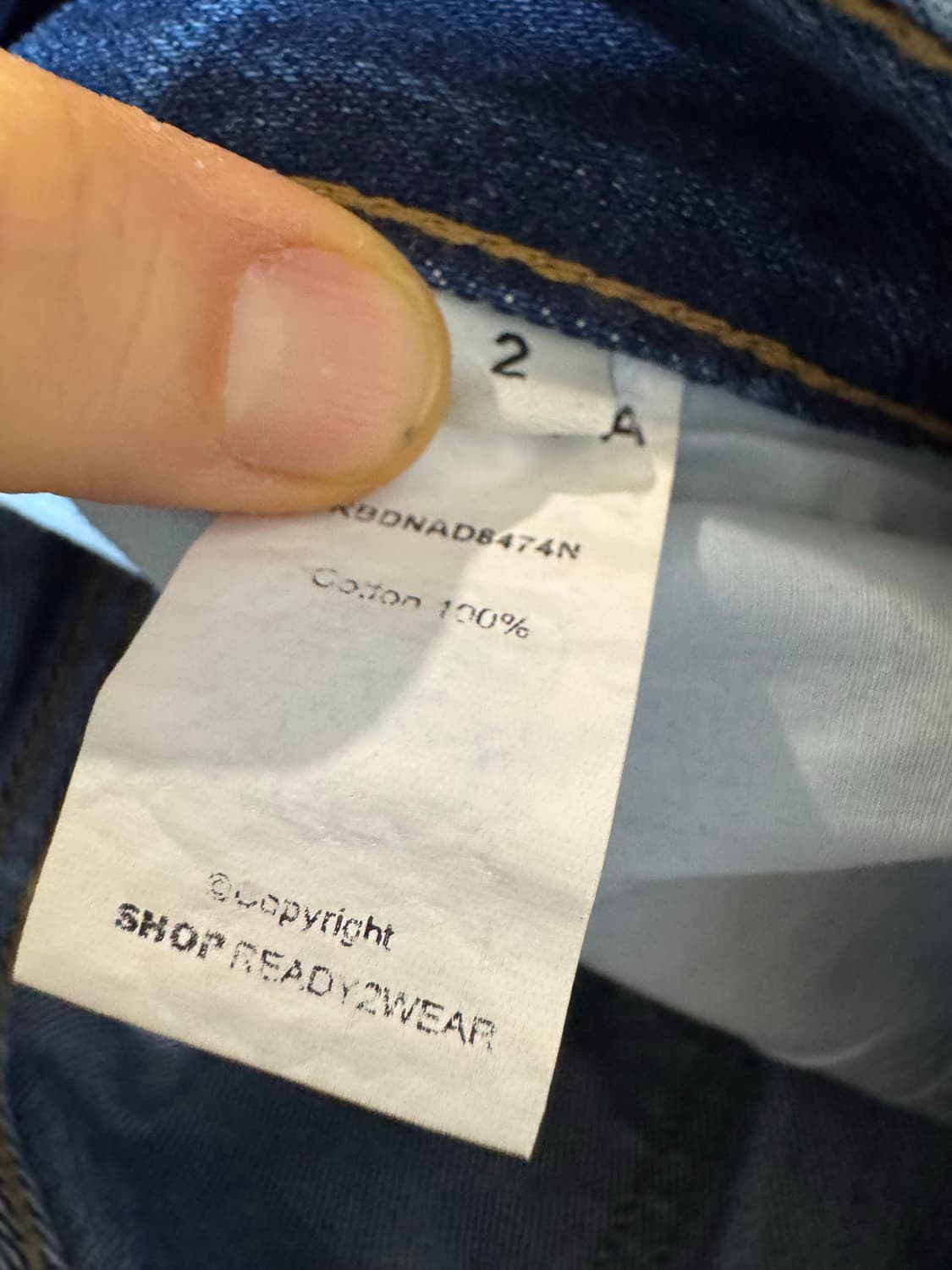 R2W 시화 부츠컷 데님팬츠 상품이미지3