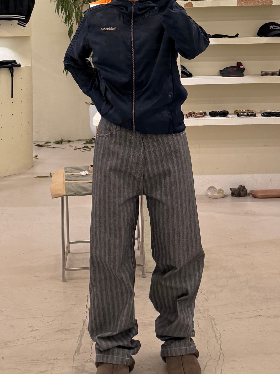 칼하트 핀스트라이프 데님 팬츠 U545 상품이미지1