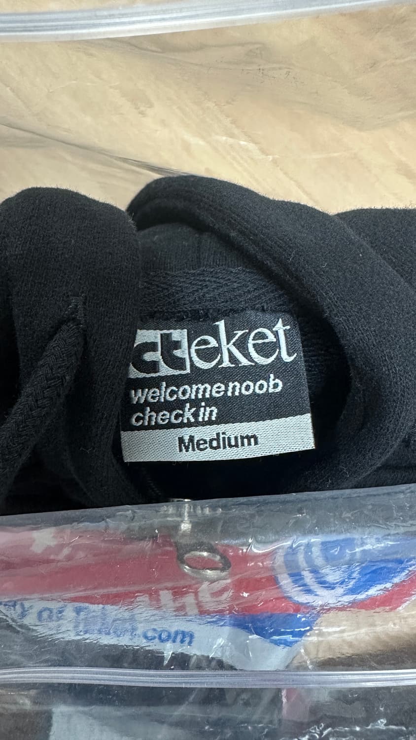 테켓 후드집업 블랙 M 상품이미지6