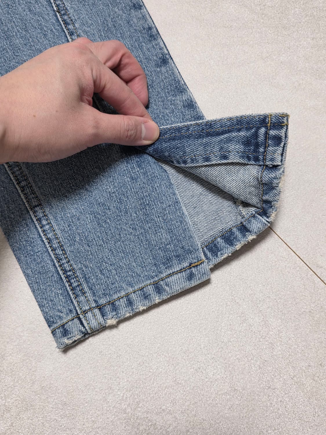 솔리드옴므 절개 플레어 바지 상품이미지2