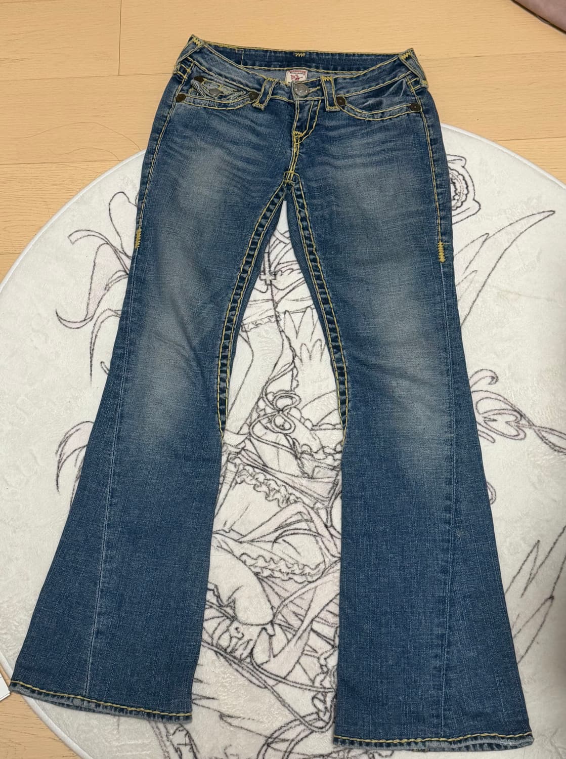트루릴리젼 부츠컷 청바지 데님 25사이즈 true religion y2k 상품이미지2