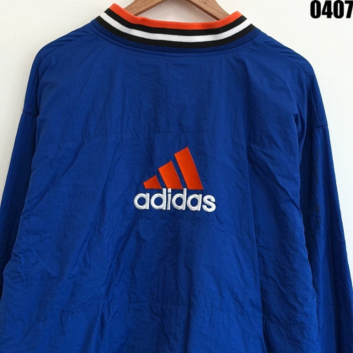 아디다스 브이넥 풀오버 바람막이 자켓 L 0407 상품이미지7