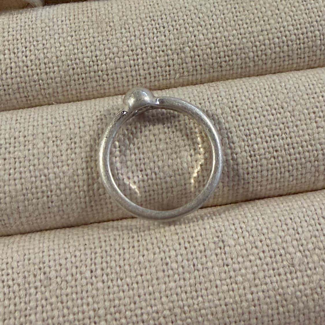 새상품 여성 신주 은도금 볼 반지 상품이미지5