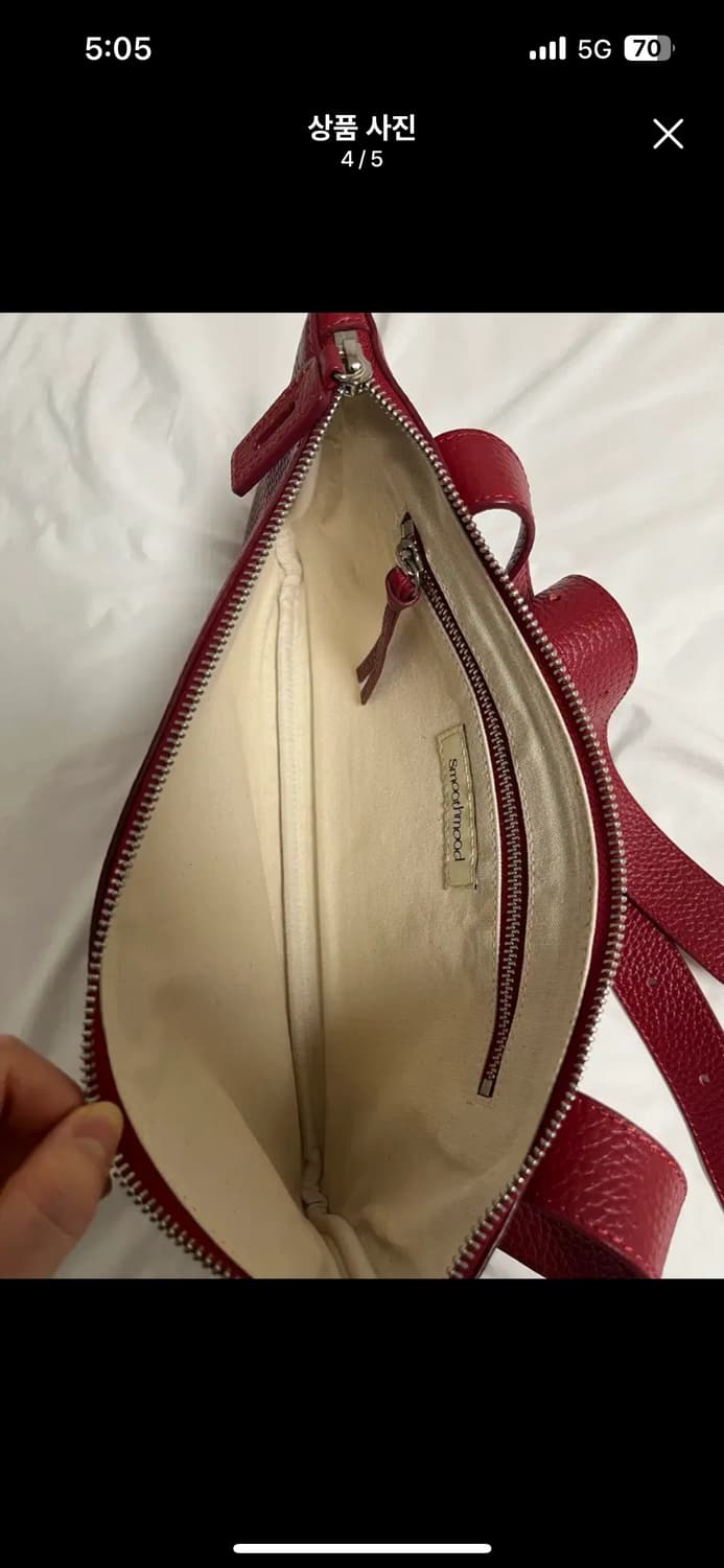 택포) Smoothmood sol bag red / 스무드무드 솔백 상품이미지4