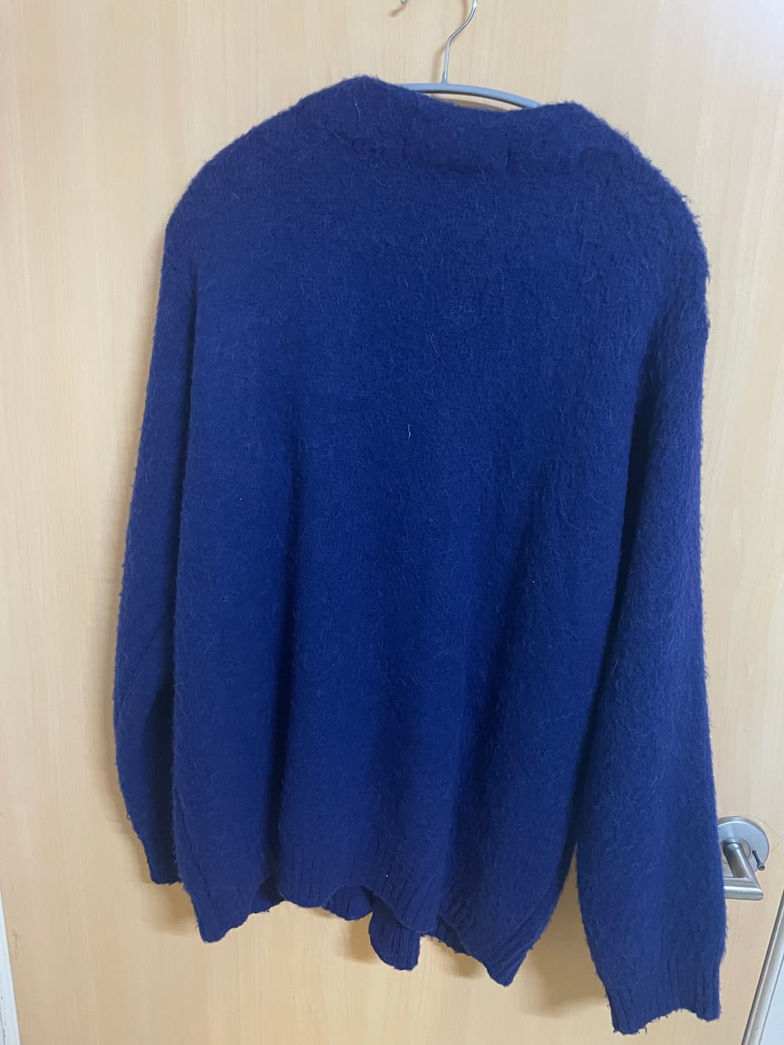 유니온아카이브 알파카 가디건 M 블루 상품이미지4