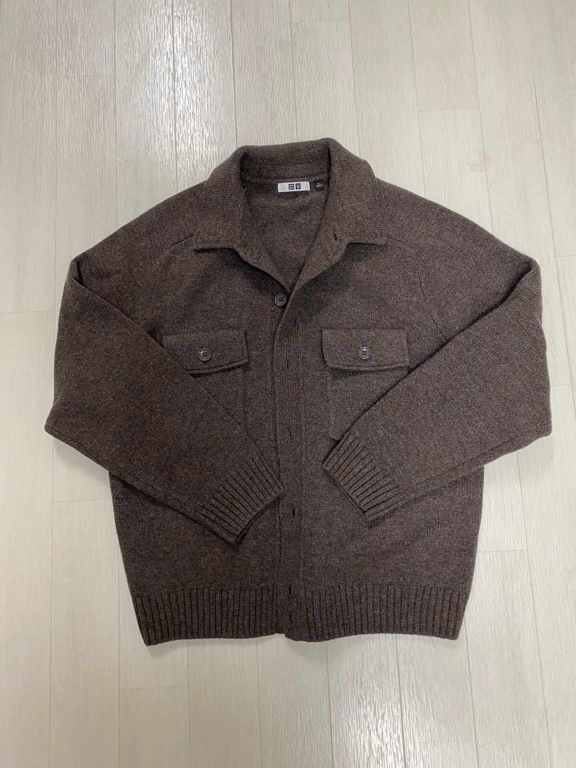 uniqulo 유니클로U 램스울니트자켓 (size L) 상품이미지2