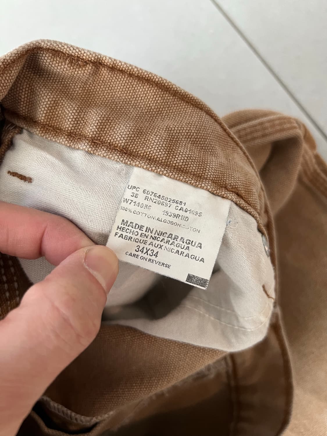 빈티지 디키즈 1939 띠보 카펜터 팬츠 rbd 34x34 상품이미지4