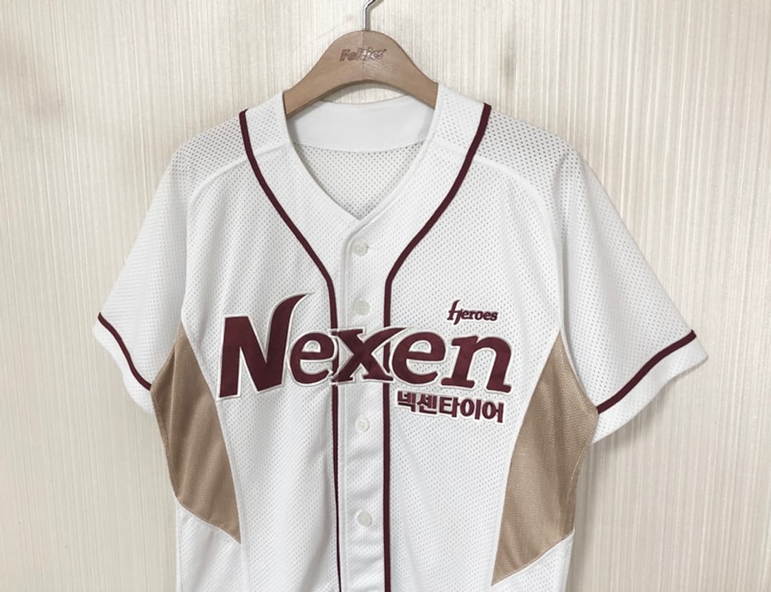  KBO 위팬 넥센(키움)히어로즈 홈유니폼/져지 95 #61 유한준 상품이미지5
