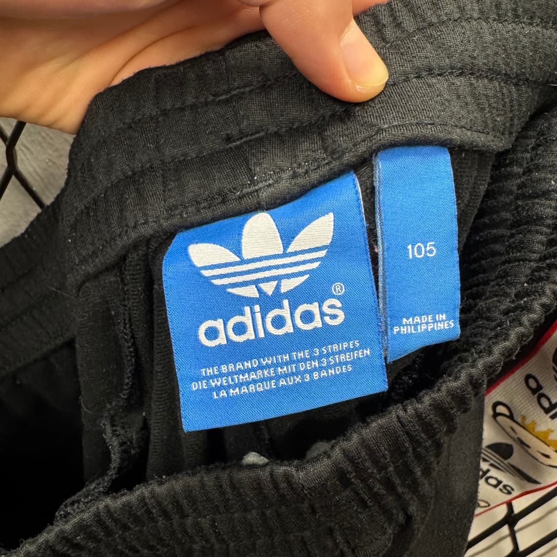 아디다스 트레이닝 트랙 팬츠 사이드 니고베어 로고 포인트 블랙 상품이미지7