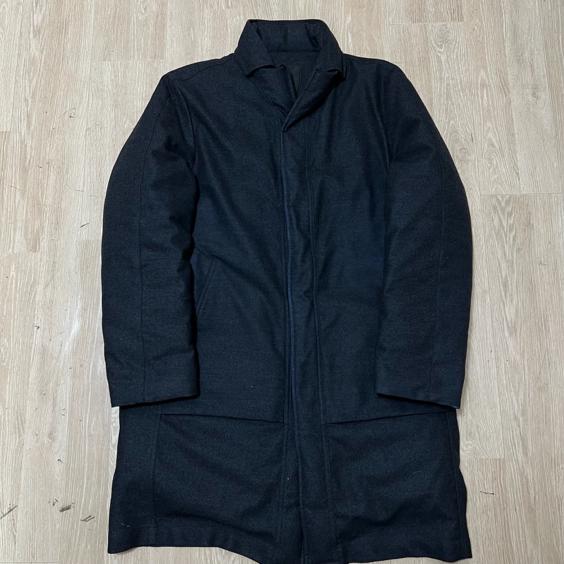 한섬 타임 TIME 남성 구스다운 패딩코트 롱패딩 L/100 상품이미지1