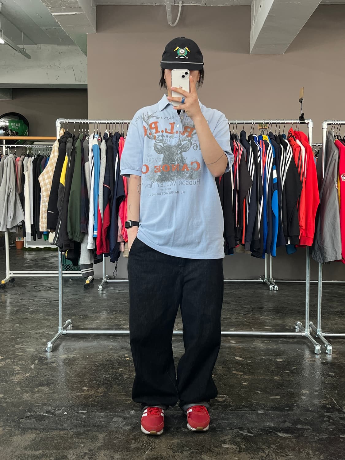 폴로 랄프로렌 프린팅 카라 반팔 티셔츠  상품이미지3