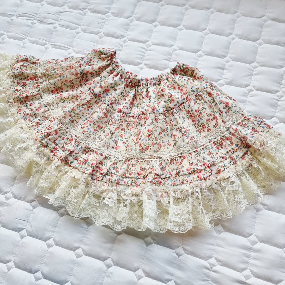 Liz Lisa 리즈리사플라워 레이스 캉캉 스커트 상품이미지4