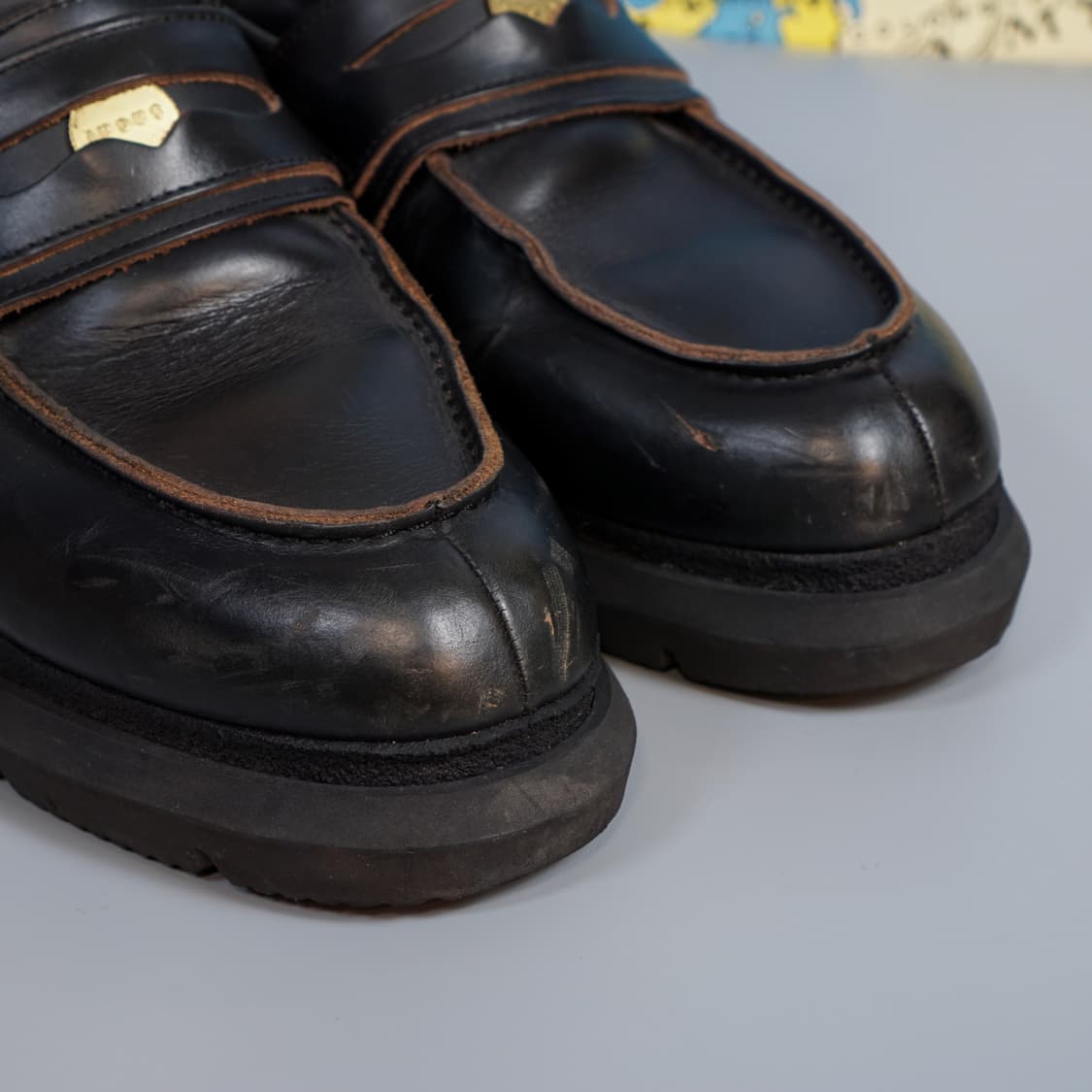 사카이 레더 더블 페니로퍼 상품이미지9