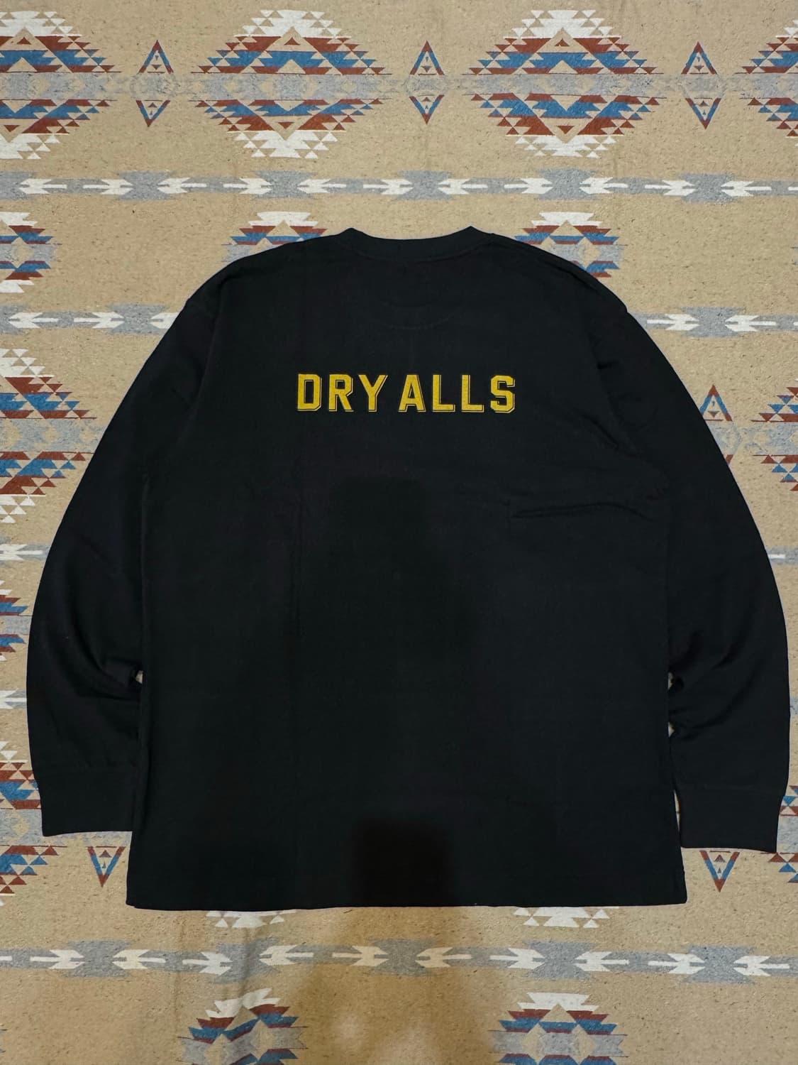 [XXL] 휴먼메이드 그래픽 롱슬리브 티셔츠 블랙  상품이미지6