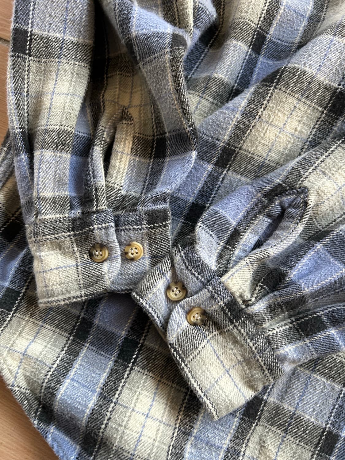 90‘s 랭글러 플란넬 체크셔츠 상품이미지6