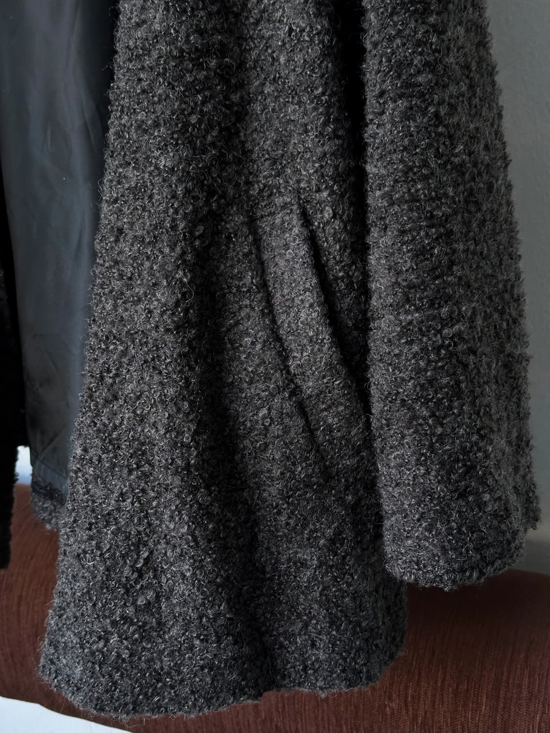 Boucle fabric 1B design wide jacket 상품이미지4