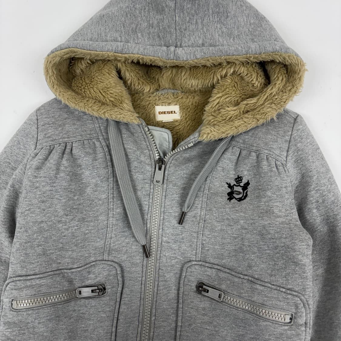 디젤 퍼 후드집업 상품이미지5
