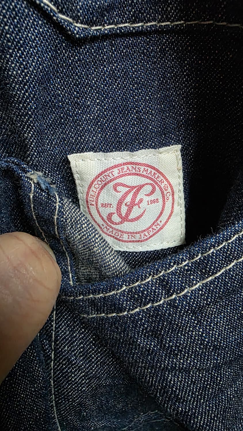 풀카운트 데님 초어 자켓 42사이즈 상품이미지4