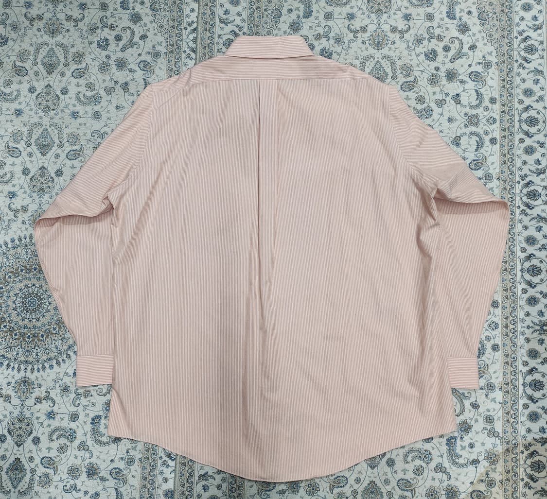 브룩스 브라더스 오렌지 스트라이프 셔츠 17 2/1 (115까지) 상품이미지2